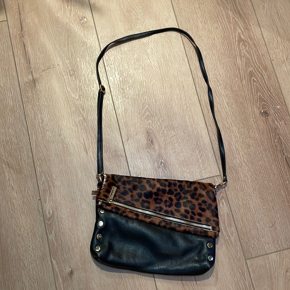 Hammitt Leopard Calf Hair Crossbody